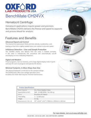 BenchMate CH24VX