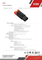 C13 Locking IEC— Rewireable Connector