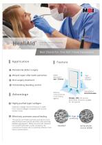HealiAid® DentalCollagen Wound Dressing Product Catalog