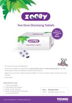 Zooby Disclosing tablets & paper bibs