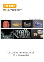 3D Resins Catalogue 2023