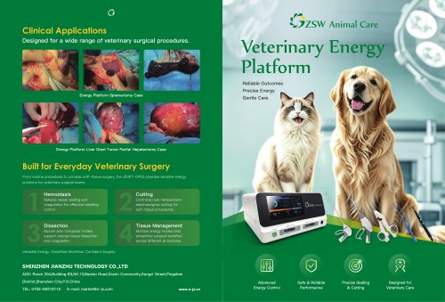 Special Energy Platform Coagulation electrosurgical unit Veterinary Energy Platform