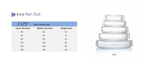 Huida glass petri dish