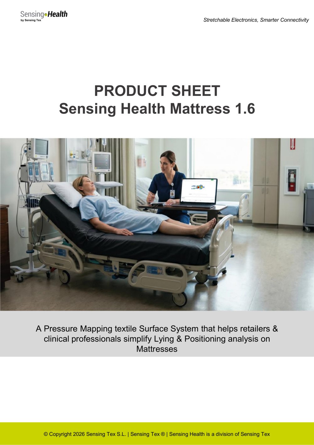 Sensing Health Mattress 1.6 - Sensing Tex
