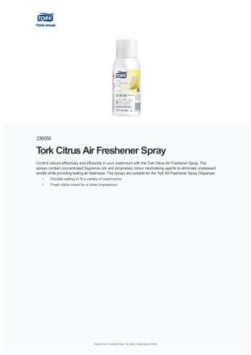 236050 Tork Citrus Air Freshener Spray