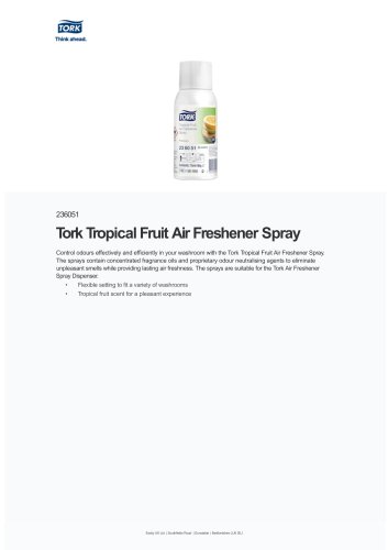 236050 Tork Tropical Fruit Air Freshener Spray