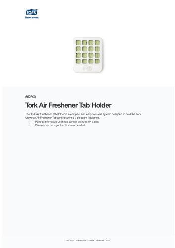 562500 Tork Air Freshener Tab Holder