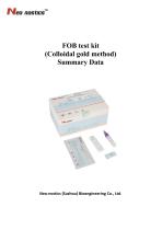 FOB0073 FOB Test Kit