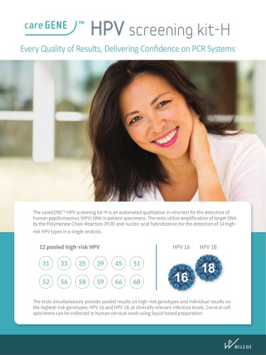 careGENE&trade; HPV screening kit-H