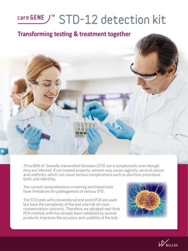 careGENE&trade; STD-12 detection kit Brochure