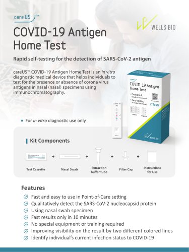 careUS&trade; COVID-19 Antigen Home Test