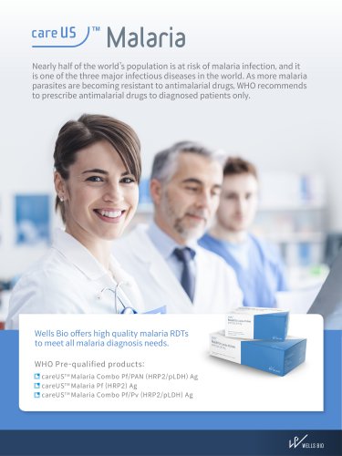 careUS&trade; Malaria Combo Pf/PAN (HRP2/pLDH) Ag