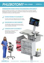 MEDIROLL - Phlebotomy Roll Stand