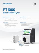 PO2 blood gas analyzer PT1000