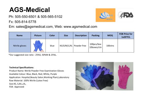 Disposable Nitrile Gloves