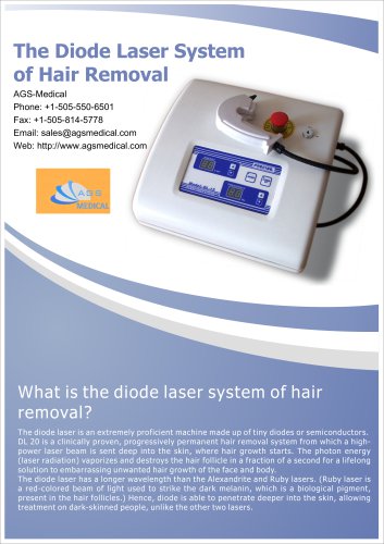 The Diode Laser System of Hair Removal