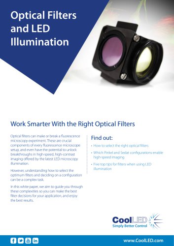 Optical Filters and LED Illumination