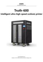 3D printer Truth-600 for scoliosis braces