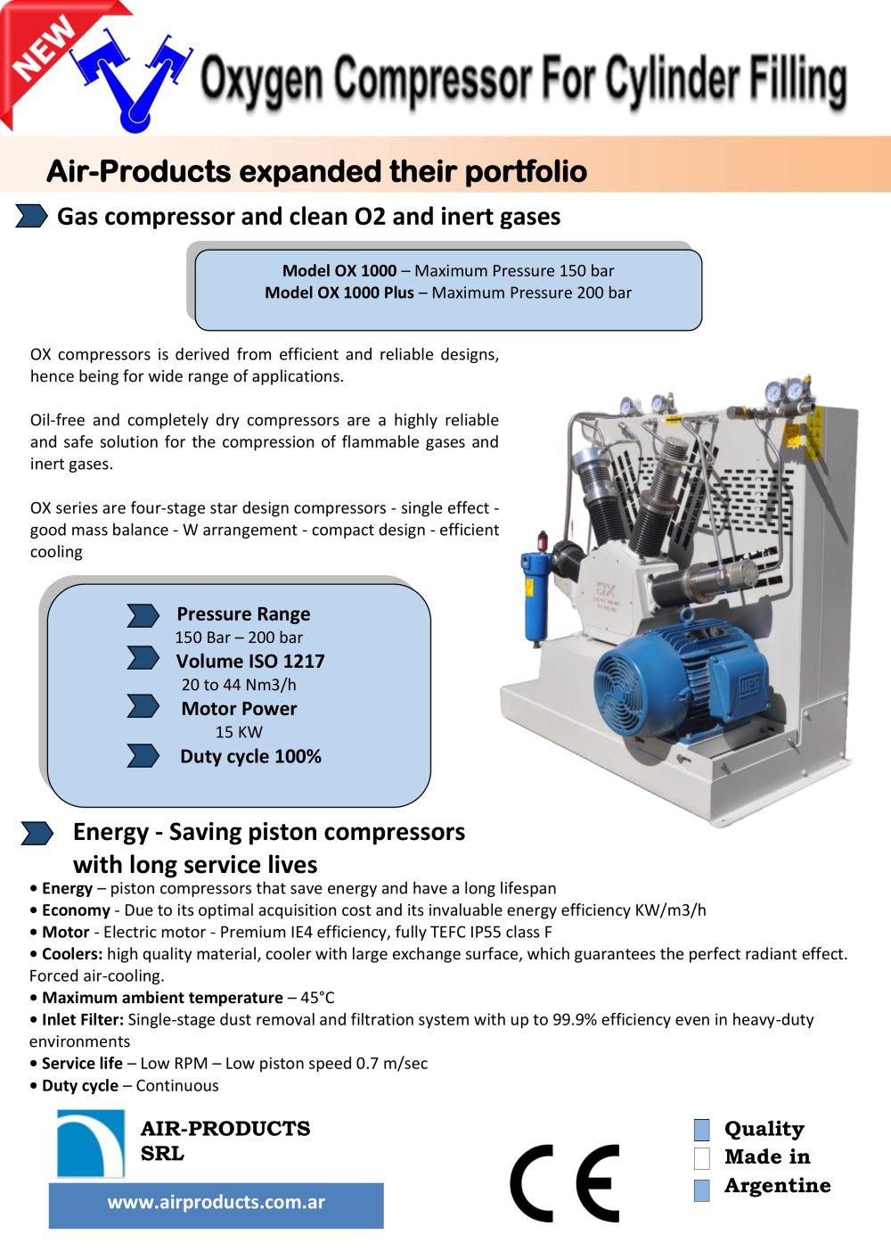 OX 1000 - AIR PRODUCTS SRL