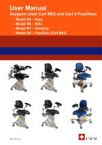 Surgeon chair Carl Mk2 and Carl 4 Foot/Heel