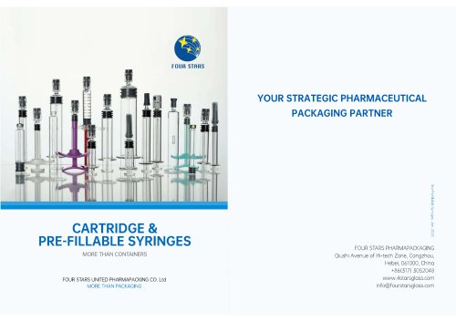 Four Stars PFS  CARTRIDGE &PRE-FILLABLE SYRINGES