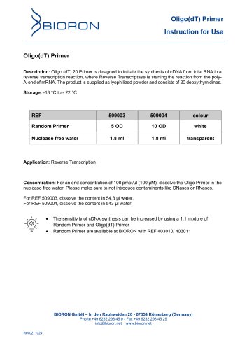 Oligo(dT) Primer