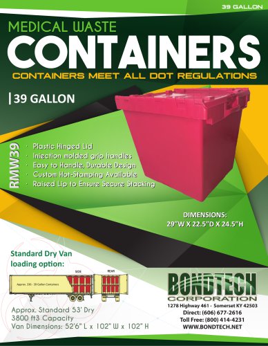 39 gal Container