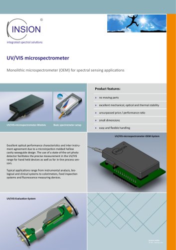 UV/VIS microspectrometer