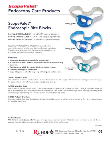 ScopeValet™ Endoscopic Bite Blocks