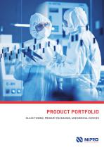 PRODUCT PORTFOLIO GLASS TUBING, PRIMARY PACKAGING, AND MEDICAL DEVICES