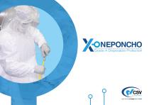 X-ONEPONCHO disposable protection from grade B to A