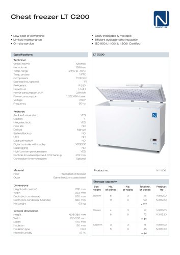 Chest freezer LT C200