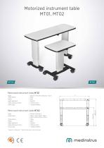 Motorized instrument table MT01;MT02;MT02OCT