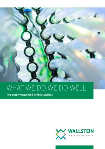 WHAT WE DO WE DO WELL
