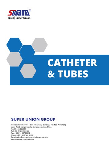 catheter and tubes