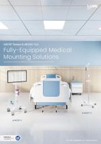 MED07 Series & MEA02-56-Fully-Equipped Medical Mounting Solutions