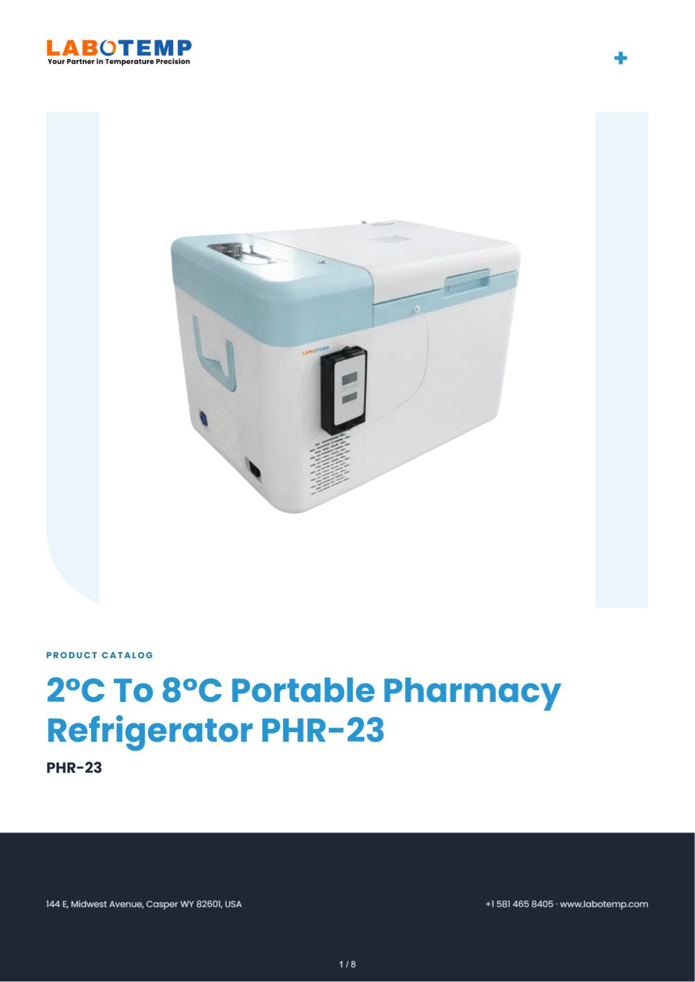  Pharmacy Refrigerator PHR-23 - Labotemp Systems