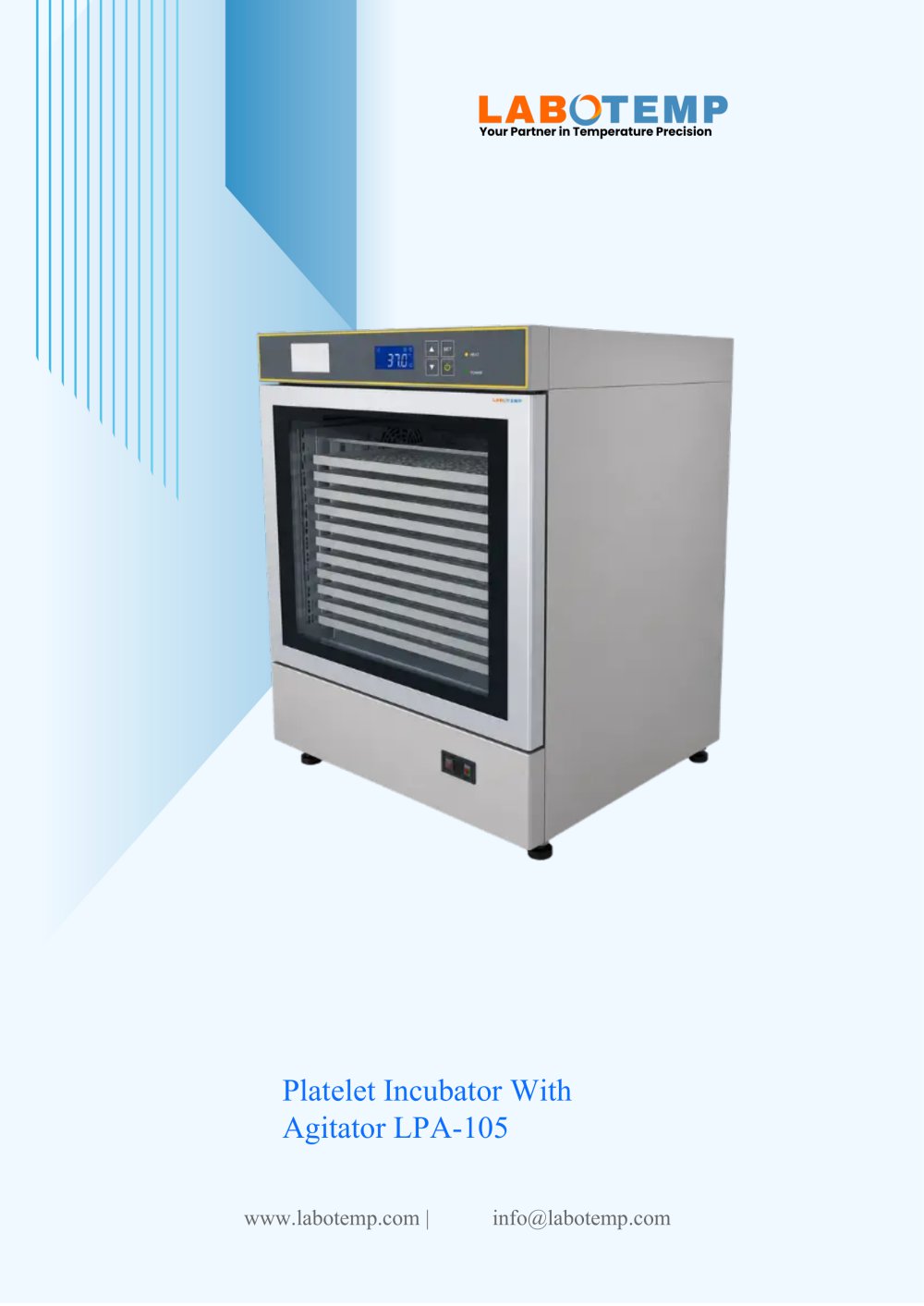 Platelet Incubator With Agitator LPA-105 - Labotemp Systems