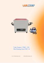 Tube Furnace 1700°C | 350 Mm Heating Zone FMT-16