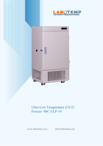 Ultra Low Temperature (ULT) Freezer -86&deg;C ULF-14