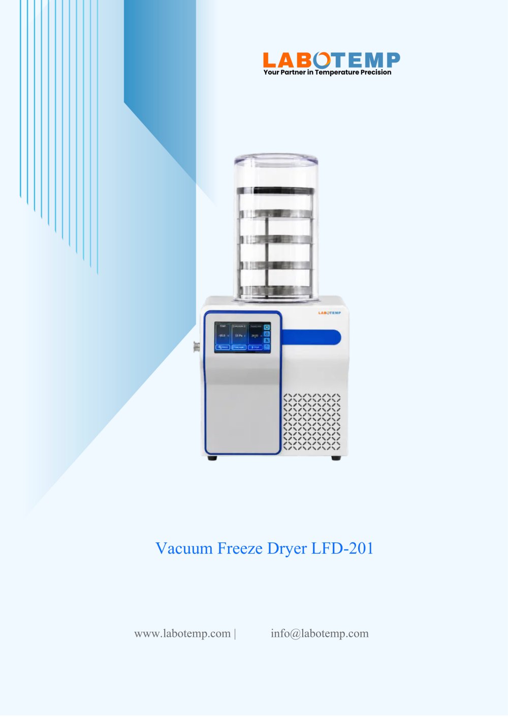 Vacuum Freeze Dryer LFD-201 - Labotemp Systems