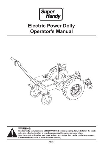 SuperHandy Electric Trailer Dolly Pro