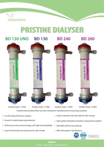 PRISTINE DIALYSER