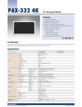 PAX-332 4K - Datasheet