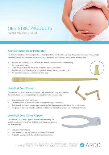 OBSTETRIC PRODUCTS
