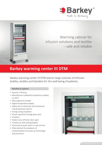 Barkey warming center III DTM