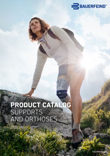PRODUCT CATALOG SUPPORTS AND ORTHOSES
