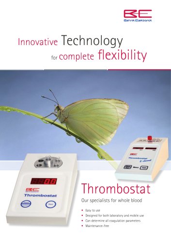 Thrombostat brochure