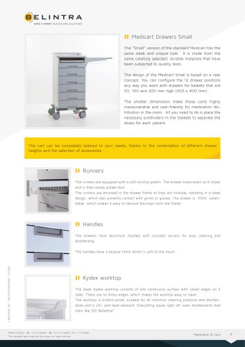 Medicart Drawers Small