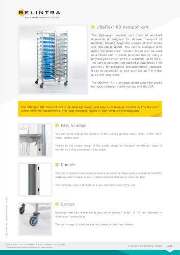 UBeFlex® KD transport cart